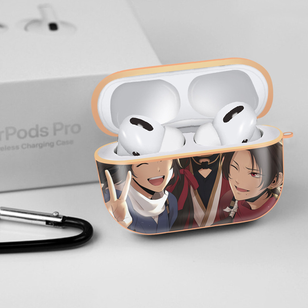 刀剣乱舞 Touken Ranbu 【AirPods Pro用】ハードシェル保護ケース｜耐衝撃・防指紋・カラビナ付き商品仕様