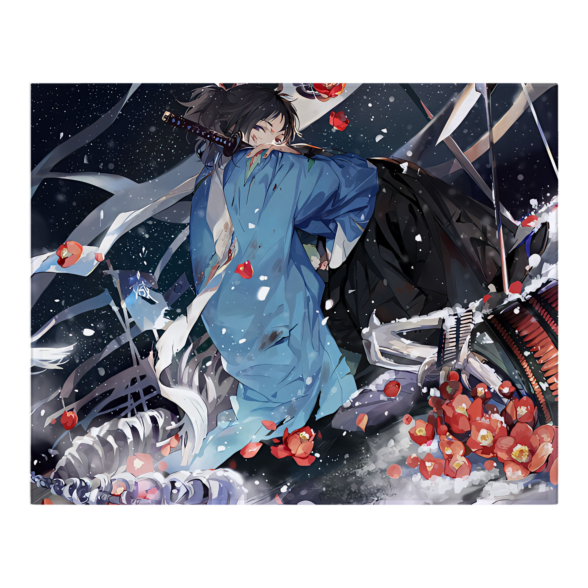 （画像用） 刀剣乱舞 Touken Ranbu フランネルブランケット・多サイズ対応（横型）