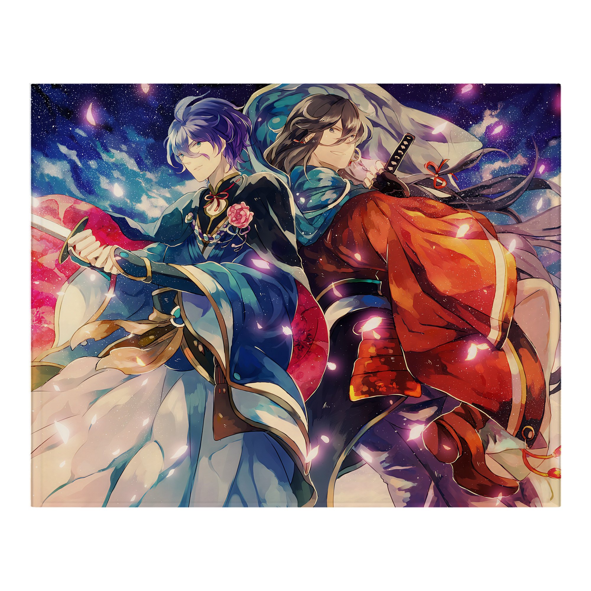 （画像用） 刀剣乱舞 Touken Ranbu フランネルブランケット・多サイズ対応（横型）