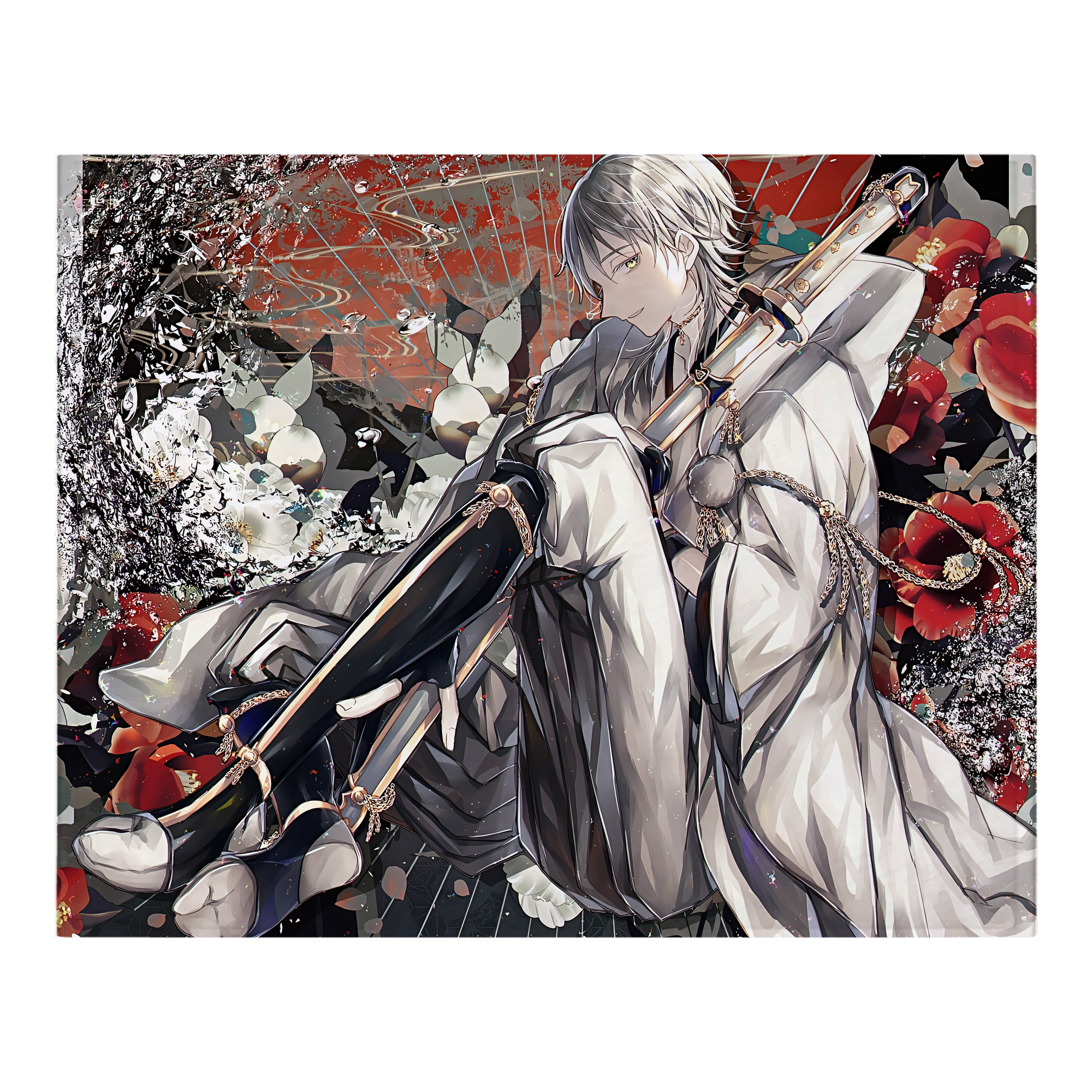 （画像用） 刀剣乱舞 Touken Ranbu フランネルブランケット・多サイズ対応（横型）
