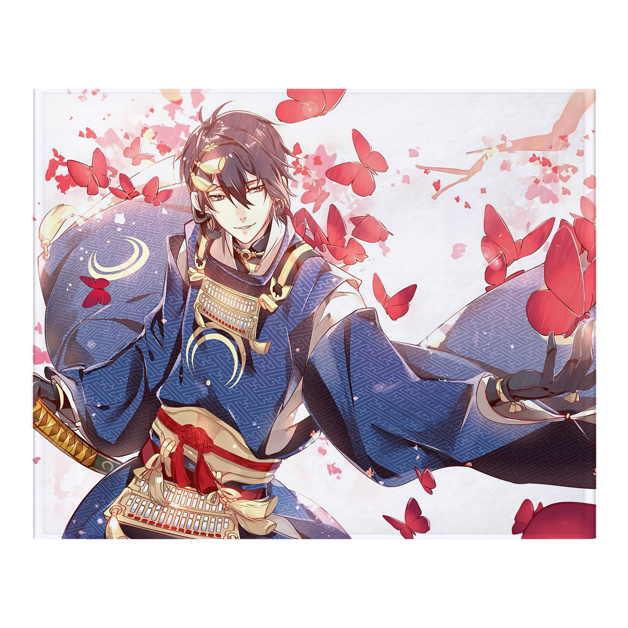 （画像用） 刀剣乱舞 Touken Ranbu フランネルブランケット・多サイズ対応（横型）
