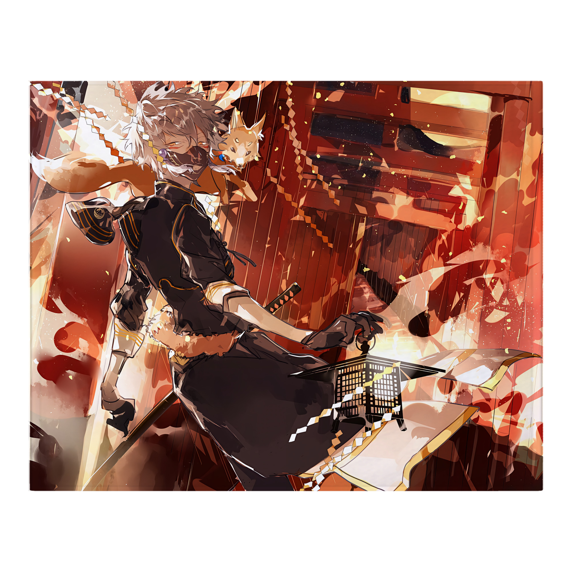 （画像用） 刀剣乱舞 Touken Ranbu フランネルブランケット・多サイズ対応（横型）