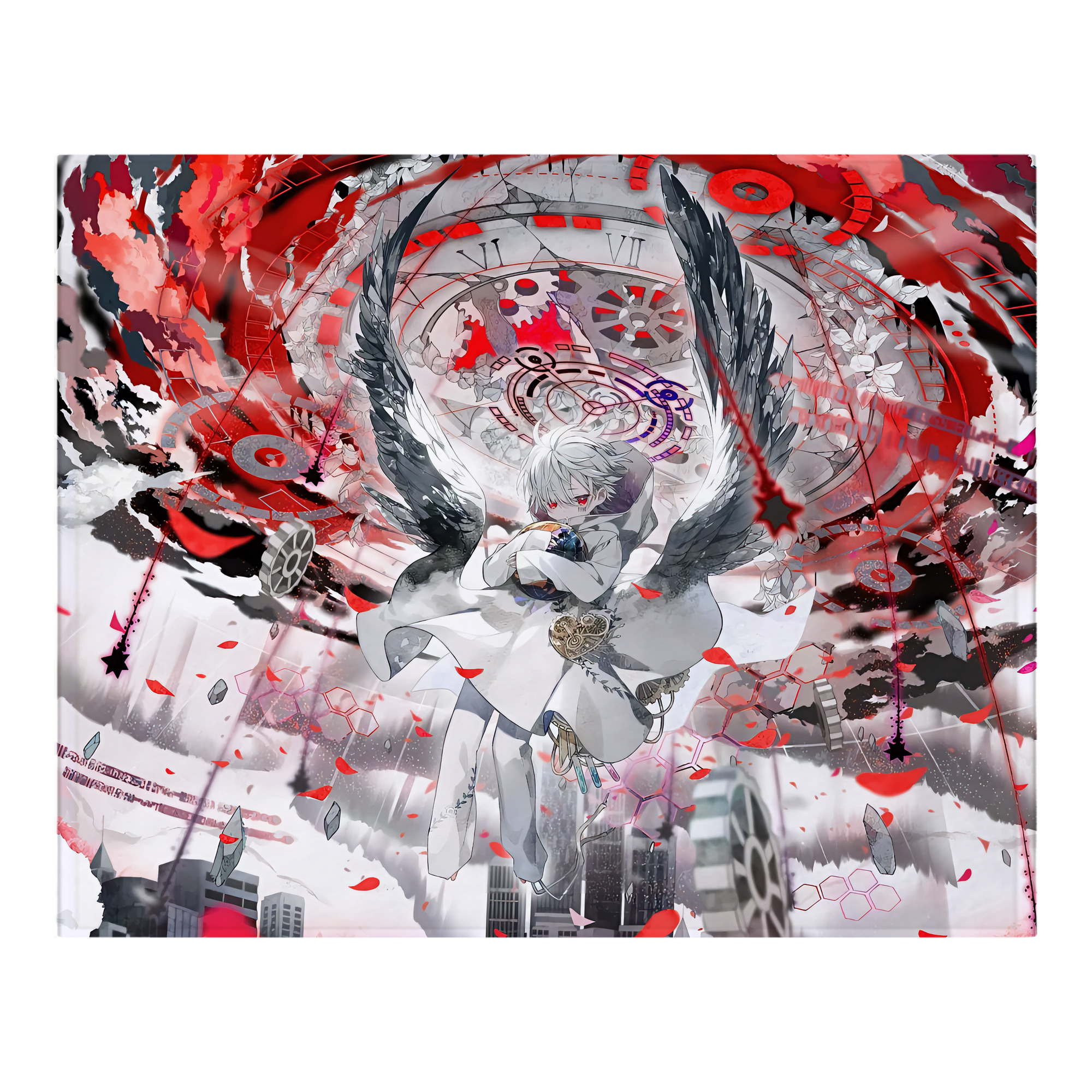 （画像用） 刀剣乱舞 Touken Ranbu フランネルブランケット・多サイズ対応（横型）