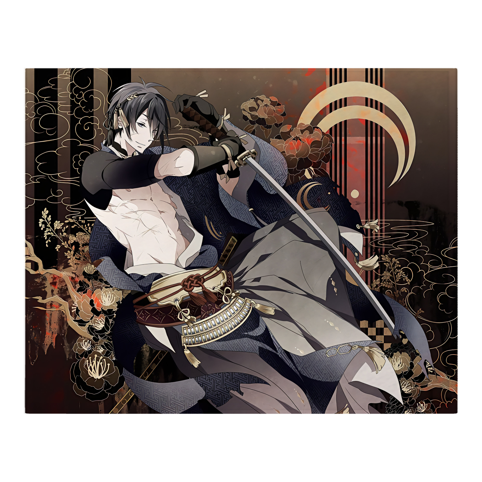 （画像用） 刀剣乱舞 Touken Ranbu フランネルブランケット・多サイズ対応（横型）