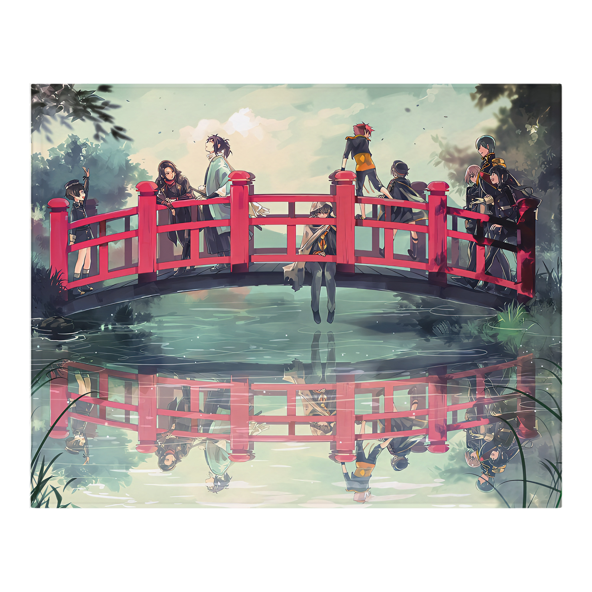 （画像用） 刀剣乱舞 Touken Ranbu フランネルブランケット・多サイズ対応（横型）